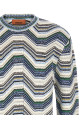 Свитер с геометрическим зигзагообразным узором, многоцветный MISSONI US26WN0KSMSPP