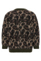 Кардиган с животным принтом, коричневый R13 R13WY198Y300BBROWNLEOPARDMOHAIR