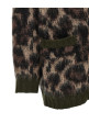 Кардиган с животным принтом, коричневый R13 R13WY198Y300BBROWNLEOPARDMOHAIR
