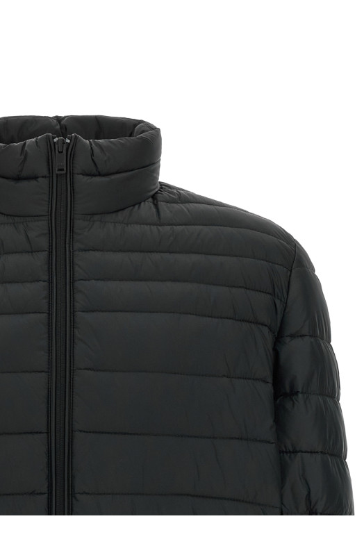 Quilted down jacket Black