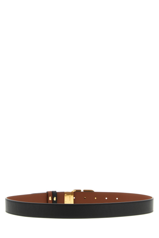 Valentino Garavani VLogo reversible belt Black