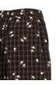 'Check Flower' bermuda shorts Brown