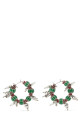 Rings earrings with beads Silver