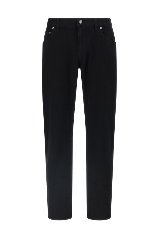 Логотип на джинсовой нашивке «Black» DOLCE & GABBANA GY07CDG8OW8S9001