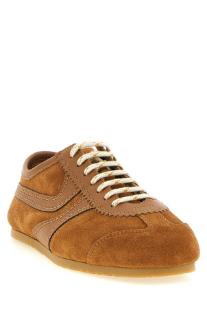 Suede sneakers Brown