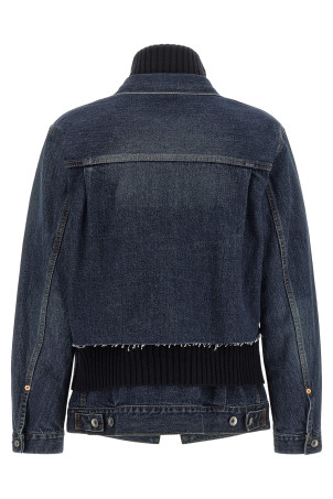 Гібридна куртка синього кольору SACAI 2608589436