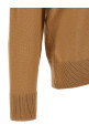 Shaved knit cardigan Brown