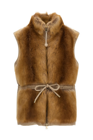 2-in-1 'Blaireau' down jacket Beige