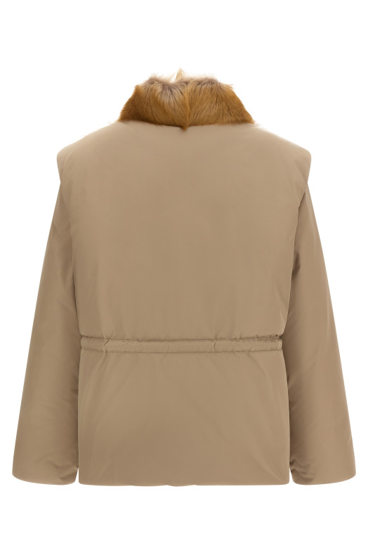 2-in-1 'Blaireau' down jacket Beige