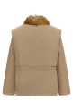 2-in-1 'Blaireau' down jacket Beige