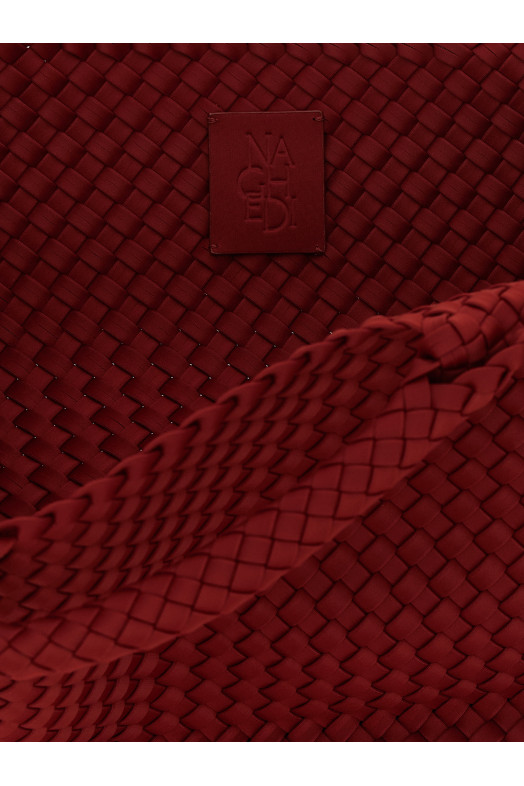 Большая сумка «Сен-Барт» красного цвета SN03014LDROSSO