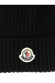 Pon pon wool beanie Black