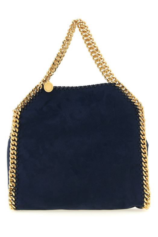 Замшевая сумка через плечо «Falabella mini», синяя 371223WP05434000
