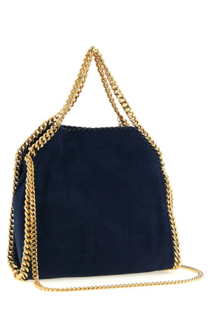 'Falabella mini' suede shoulder bag Blue