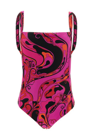 'Orchidee' one-piece swimsuit Fuchsia