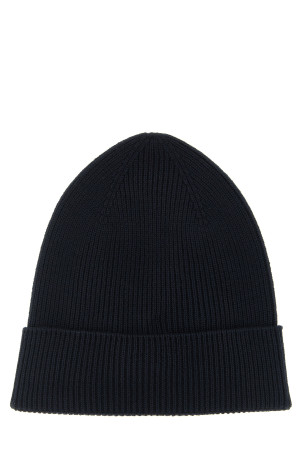 Шерстяная шапка синего цвета MONCLER L20913B70500A9342742