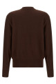 'Trompe L'Oeil' effect cardigan Bordeaux