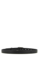 Ремінь з овальною пряжкою, чорний PRADA 1CM3102HILF0002