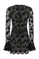 'Flower Mesh' dress Black