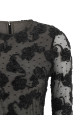 'Flower Mesh' dress Black