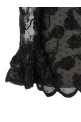 'Flower Mesh' dress Black