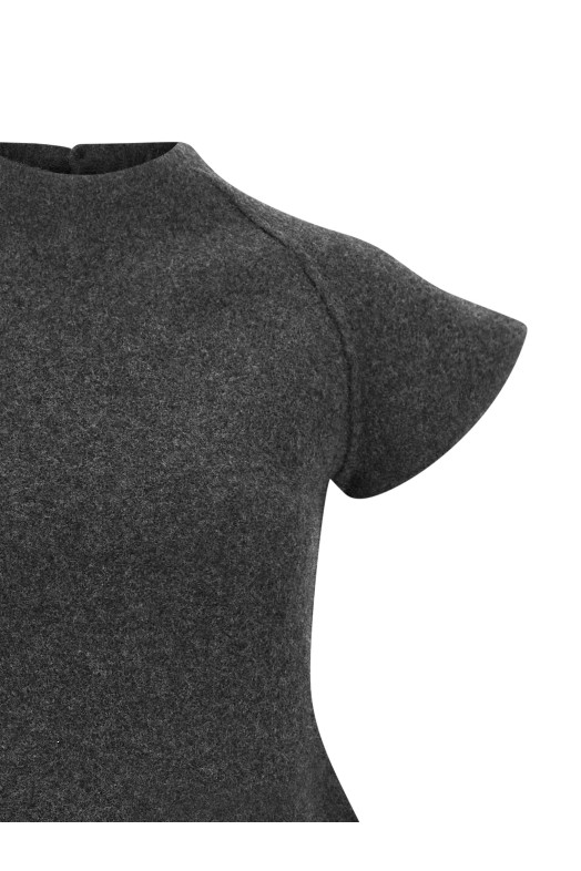 Virgin wool dress Gray