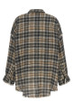 Raw cut hem shirt Gray