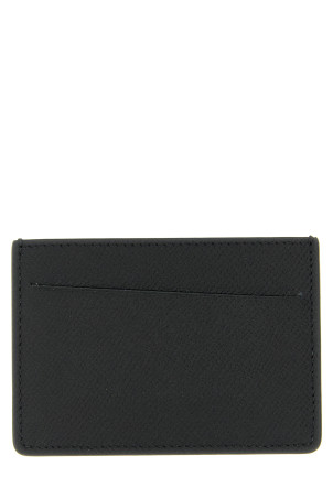 Stitching card holder Black