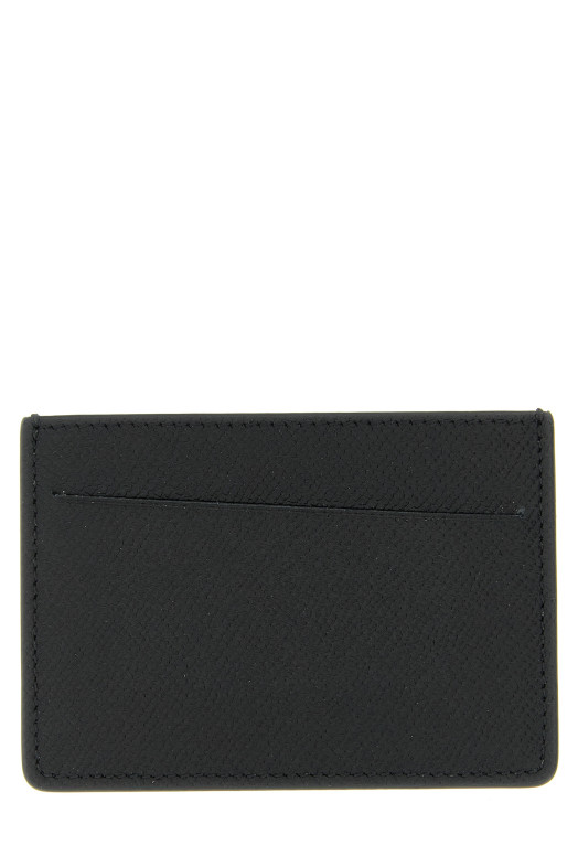 Stitching card holder Black