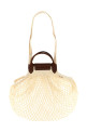 'L Le Pliage Filet' shoulder bag Beige