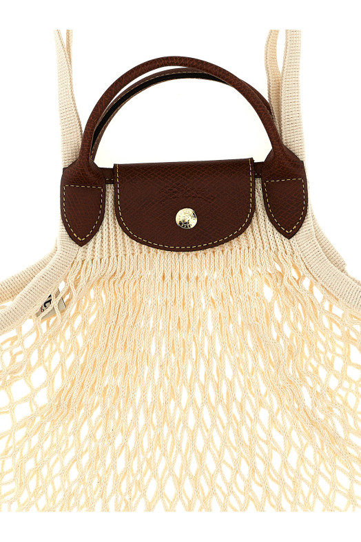 'L Le Pliage Filet' shoulder bag Beige