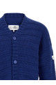 Кардиган из шерсти с эффектом потертости, синий MM6 MAISON MARGIELA SH0HP0005M13040483