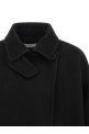 Double-breasted caban Black