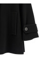 Double-breasted caban Black