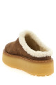 Suede sabots Brown