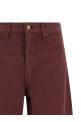 'Leroy Mid Relaxed Bow' jeans Bordeaux