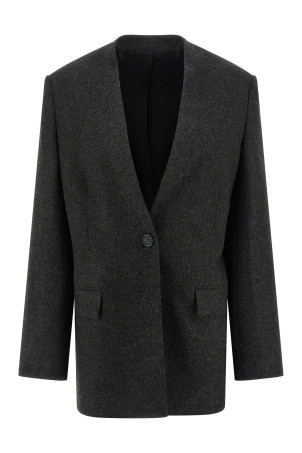 Scarf blazer Gray