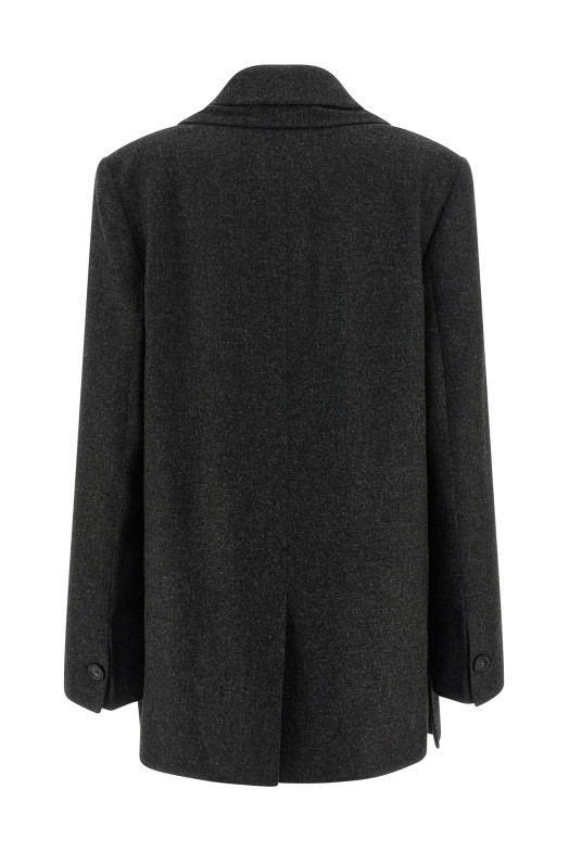Scarf blazer Gray