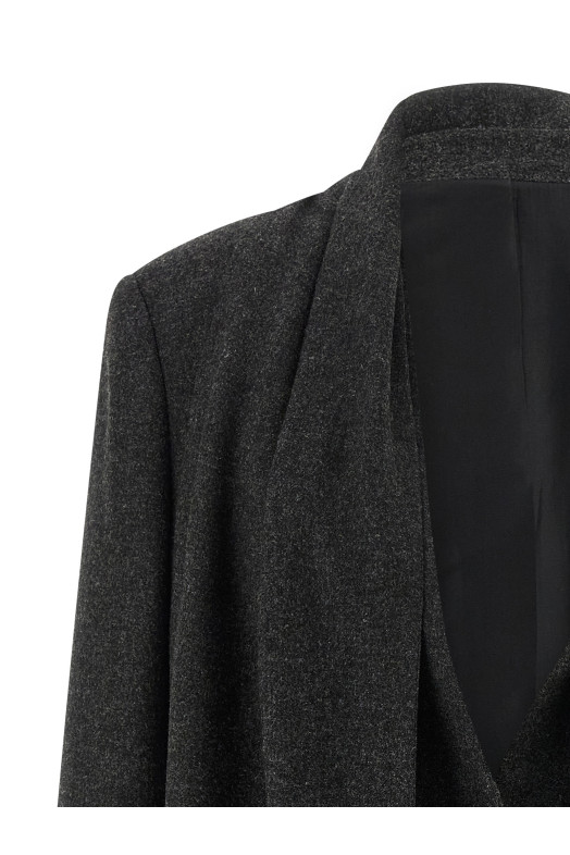 Scarf blazer Gray