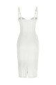 Платье-корсет, белого цвета ELISABETTA FRANCHI AB91861E2360