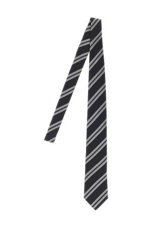 Operated stripe tie Gray