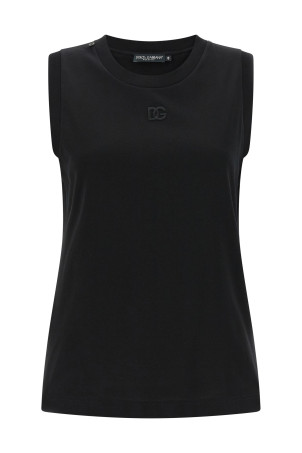 T-shirt with scarf Black