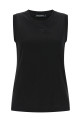 T-shirt with scarf Black