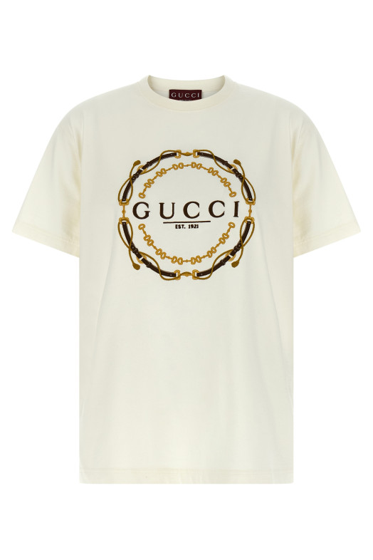 'Briglie Gucci Est 1921' T-shirt  White