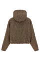 Donegal tweed down jacket  Brown