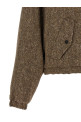 Donegal tweed down jacket  Brown