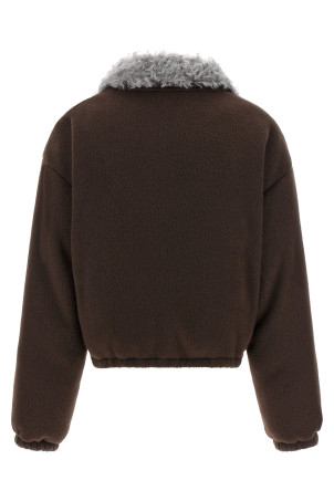 Pile down jacket Brown