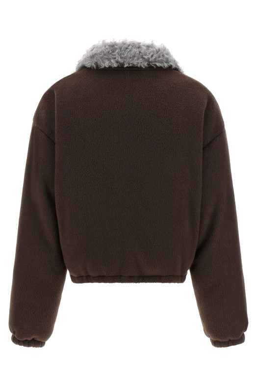 Pile down jacket Brown