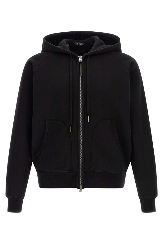 Cotton hoodie Black
