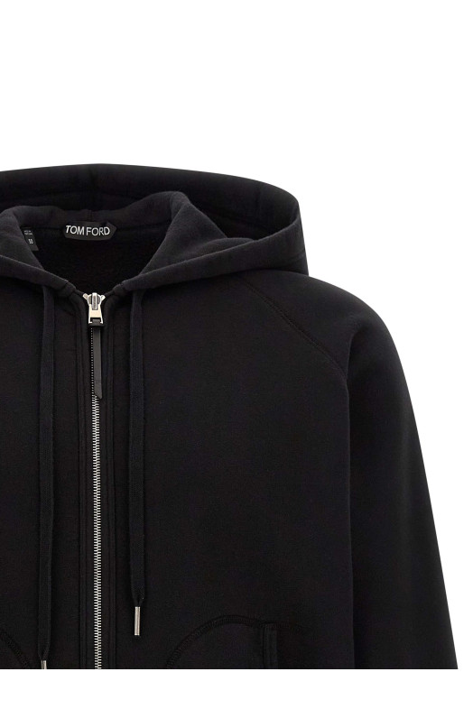 Cotton hoodie Black